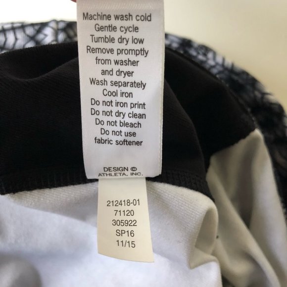 Athleta High Rise Geo Print Chaturanga Leggings XS - Picture 11 of 13